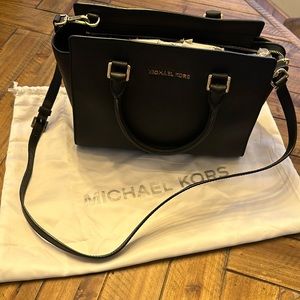 Michael Kors Selma Saffiano Leather Medium Satchel